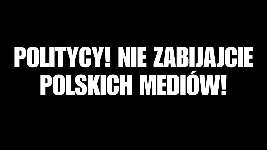 akcja protestacyjna mediów Stowarzyszenie Gazet Lokalnych Izba Wydawców Prasy