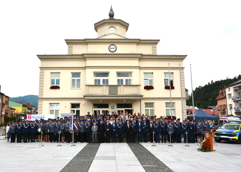 święto sądeckiej Policji Muszyna 2024
