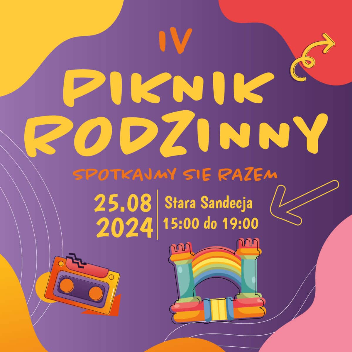 rodzinny piknik spotkajmy się razem nowy sącz stara sandecja 25 sierpnia 2024