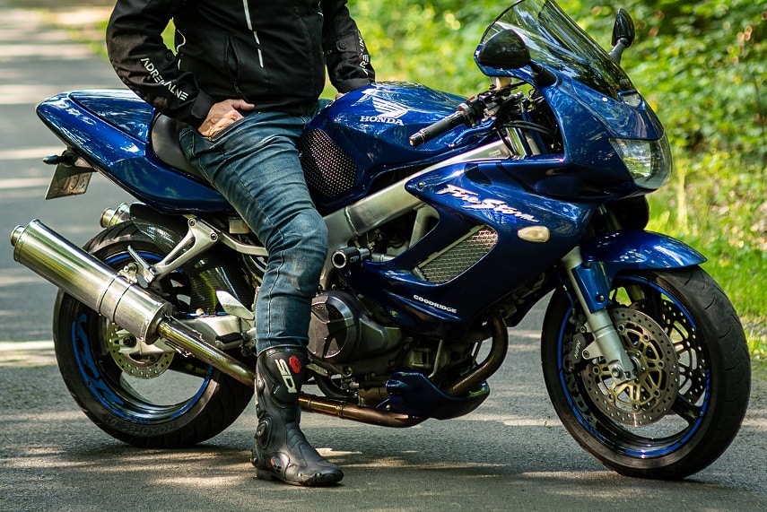 spodnie na lato - spodnie motocyklowe jeansowe 4ride.pl
