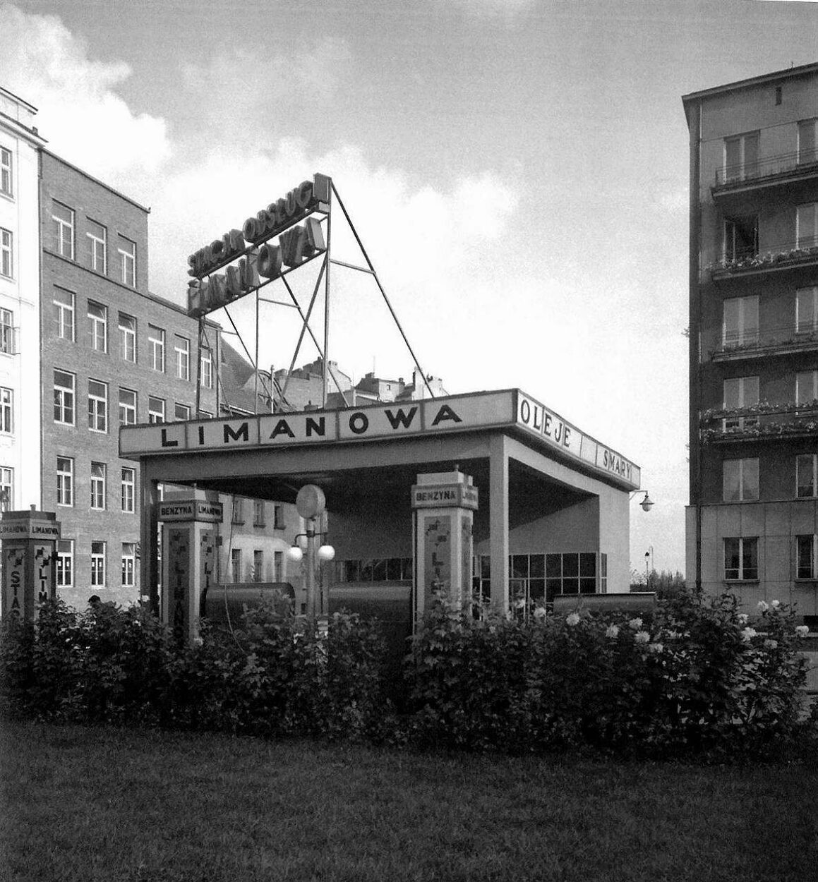 Stacja obsługi Limanowa, Warszawa, lata 30.