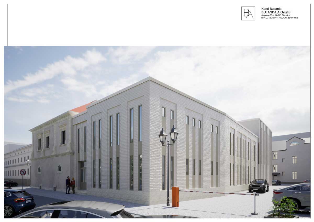rozbudowa Sądeckiej Biblioteki Publicznej wizualizacja