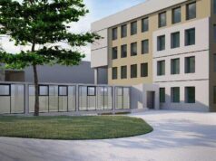 Szpital Specjalistyczny w Nowym Sączu - budynek diagnostyczny - wizualizacja