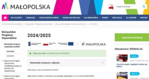 Nabór wniosków w małopolskim programie wsparcia stypendialnego Małopolski program wspierania uczniów