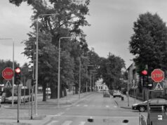 Nowy Sącz skrzyżowanie al. Batorego i ul. Zygmuntowskiej