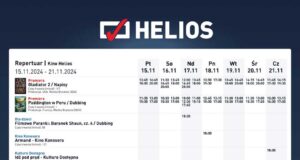 Helios Nowy Sącz repertuar 15.11-21.11.24