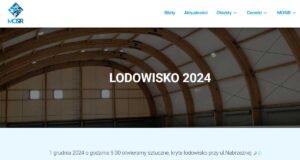Lodowisko MOSiR przy ul. Nadbrzeżnej 1 grudnia rozpoczyna nowy sezon. Ceny biletów bez zmian lodowisko 2024 MOSiR Nowy Sącz, cennik