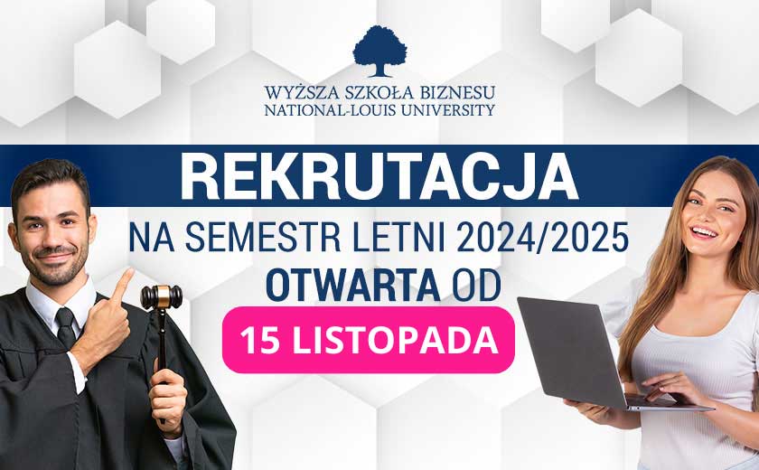 rekrutacja na studia WSB-NLU semestr letni 2024/2025