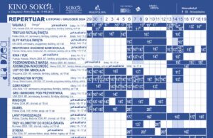 Sokół Nowy Sącz repertuar 29.11-19.12.24