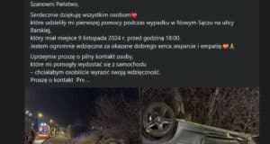 wypadek prezesa spółki Nova