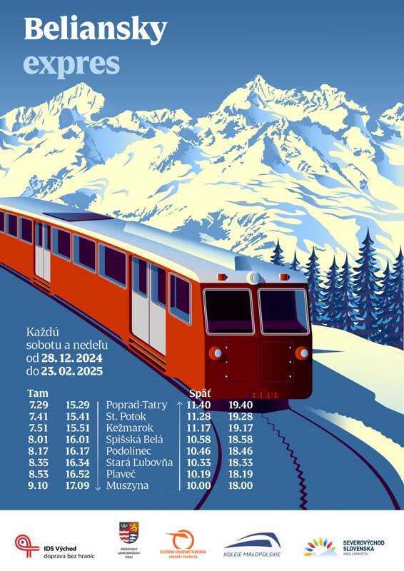 Beliansky Expres Poprad-Tatry - Muszyna - Poprad-Tatry
