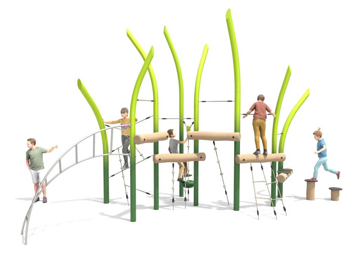 zestaw zabawowy Buglo Flora Play. Plac zabaw na Plantach