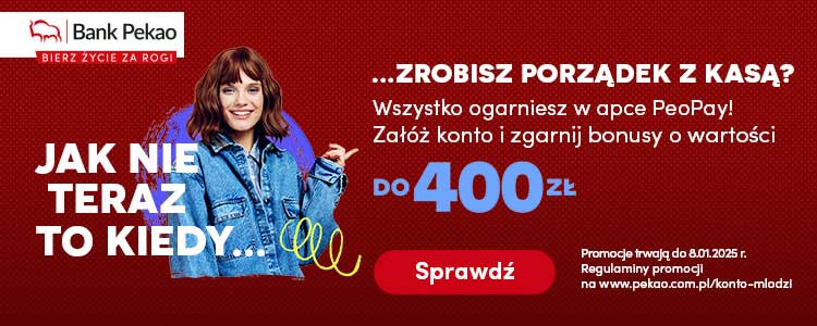 Pekao Konto Przekorzystne dla Młodych