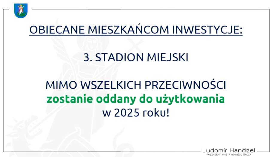 obietnica prezydenta Ludomira Handzla