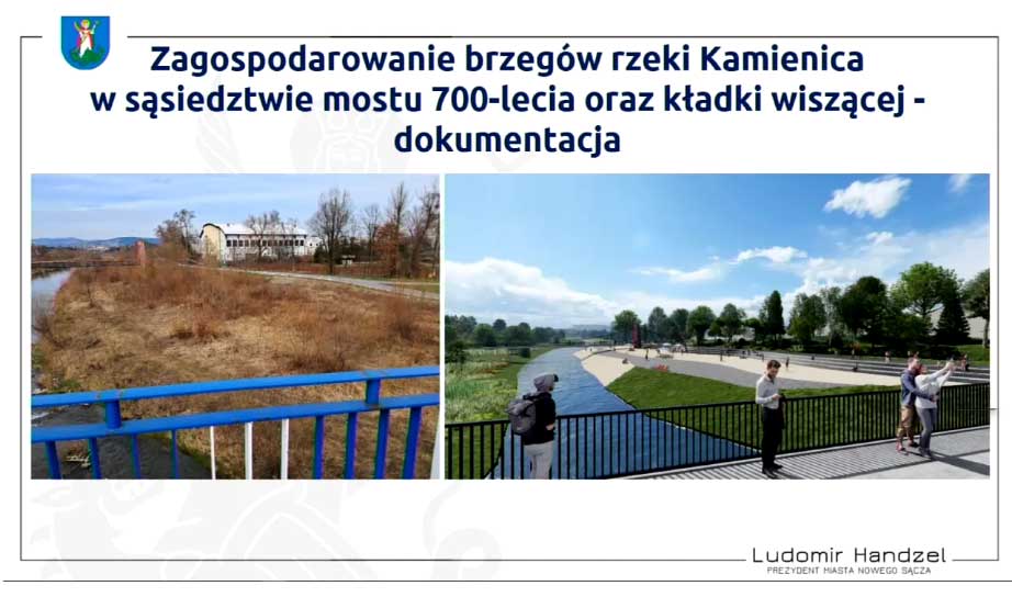 W 2025 ma powstać projekt zagospodarowania odcinka brzegu rzeki Kamienica
