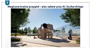 Magiczna Kraina Przygód - wizualizacja placu zabaw w Nowym Sączu