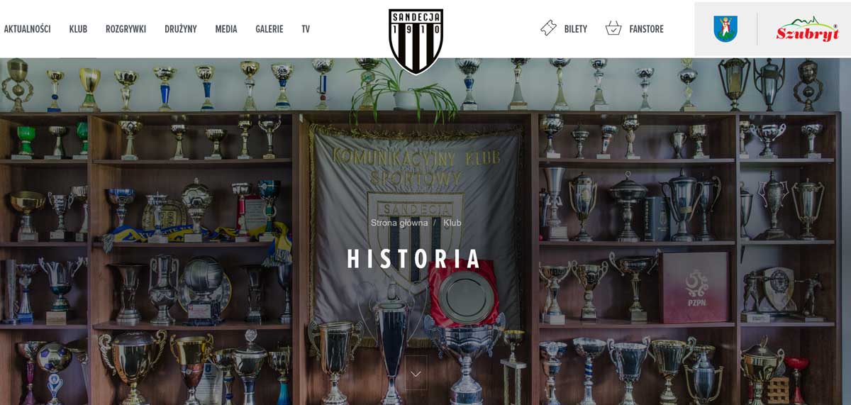 umowa sprzedaży Sandecji jest już gotowa. strona internetowa klubu sandecja.pl