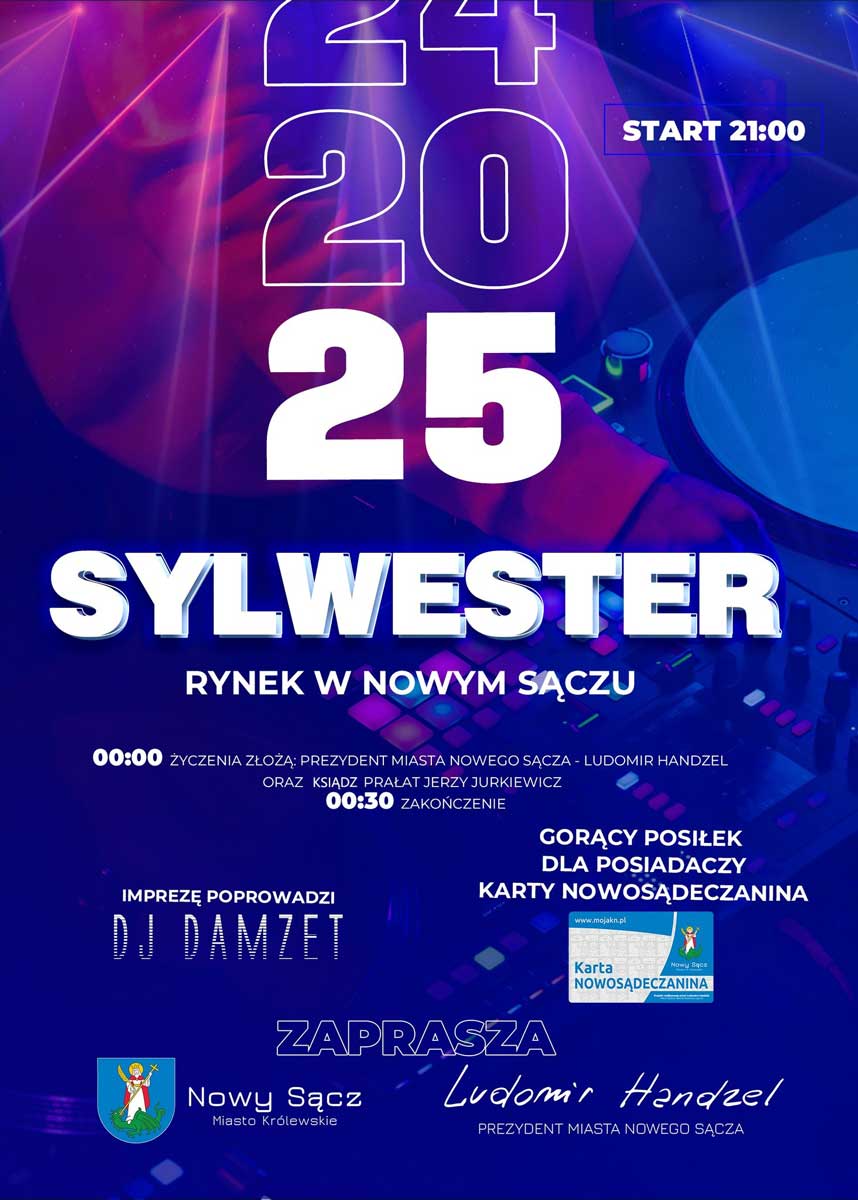 Sylwester 2024 Nowy Sącz