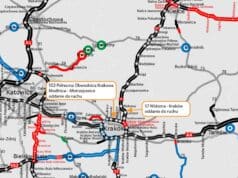 S7 Kraków Widoma i S52 - Północna Obwodnica Krakowa - mapka