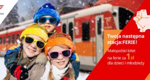 Polregio na ferie zimowe 2025 - w Małopolsce bilet dla dzieci i młodzieży za 1 zł