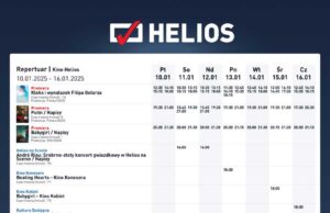 Nowy Sącz repertuar kina Helios 10.01-16.01.25