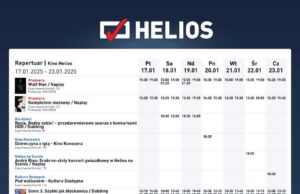 Helios Nowy Sącz repertuar 17.01-23.01.25