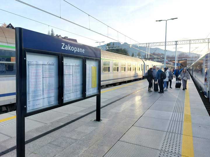 inwestycje kolejowe Małopolska 2024. PKP PLK stacja Zakopane