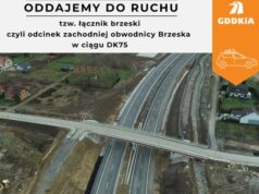 oddanie do ruchu obwodnicy Brzeska - łącznika brzeskiego. grafika GDDKiA