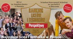 Ranking Liceów i Techników Perspektywy 2025 - szkoły z Nowego Sącza