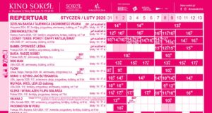 Nowy Sącz kino Sokół 31.01-13.02.25