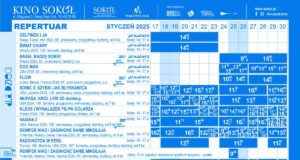 Nowy Sącz Kino Sokół repertuar do 30 stycznia 2025