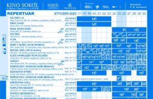 Nowy Sącz Kino Sokół repertuar do 30 stycznia 2025