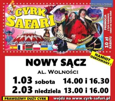 Cyrk Safari w Nowym Sączu