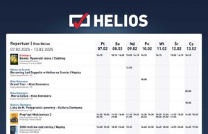 repertuar kina Helios w Nowym Sączu 7.02-13.02.2025