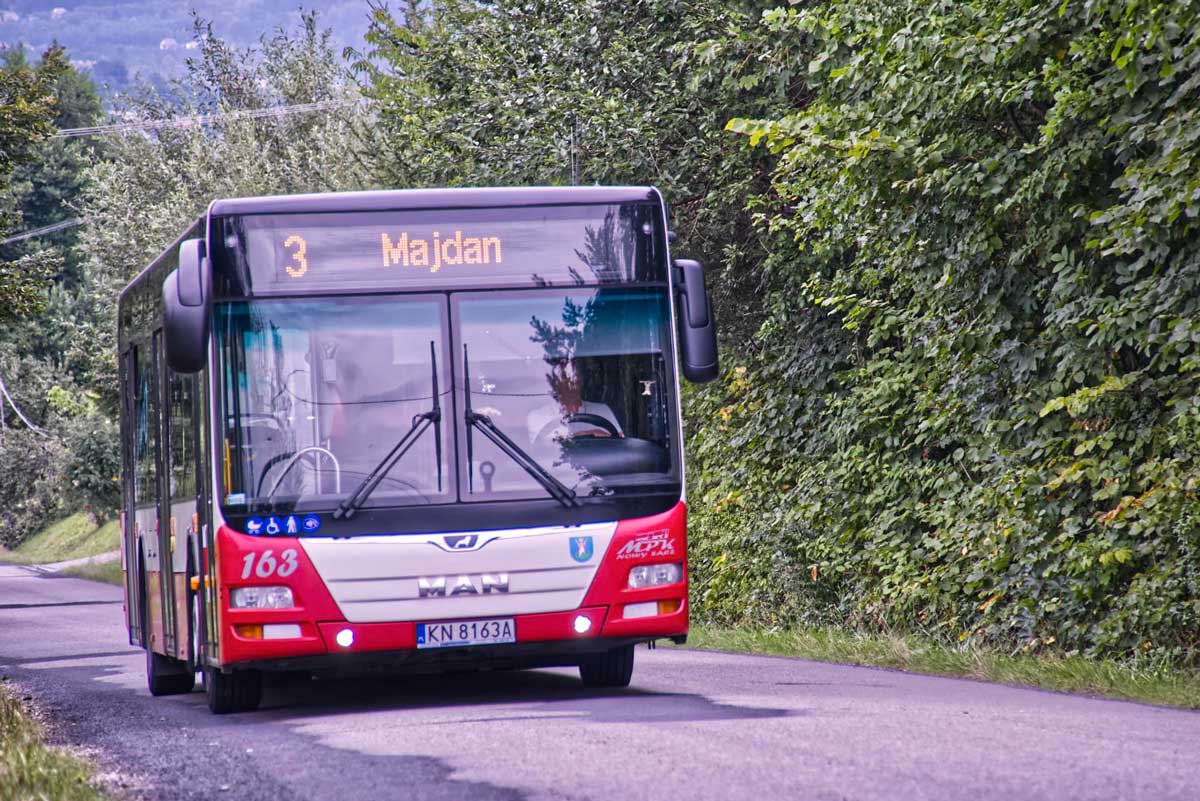 MPK Nowy Sącz poleca ciekawe miejsca w okolicy - autobus linii nr 3 Majdan
