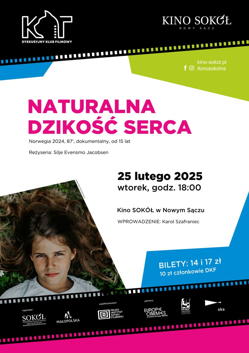 „Naturalna dzikość serca" w kinie Sokół w Nowym Sączu w ramach DKF KOT