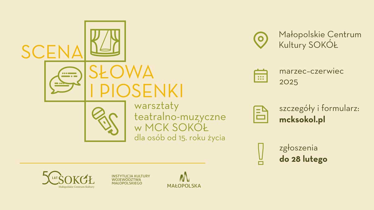 Cykl warsztatów teatralno-muzycznych „Scena Słowa i Piosenki"