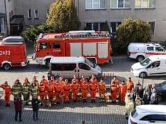 Strażacy podziękowali st. bryg. Bogdanowi Gumulakowi za 37 lat służby