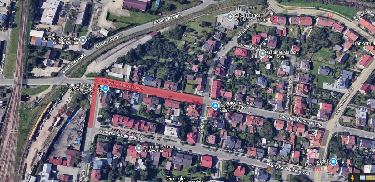 Nowy Sącz. Ul. Waryńskiego zamknięta od 3 marca 2025 na dwa miesiące