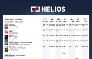 Helios Nowy Sącz repertuar 07.03-13.03.25
