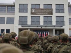 Koszary w Limanowej - uroczystość przekazania do użytku nowego kompleksu wojskowego dla 114 batalionu lekkiej piechoty im. ppłk Adama Stabrawy ps. „Borowy"
