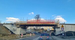 wiadukt nad ul. Węgierską w Nowym Sączu. 19 lutego 2025
