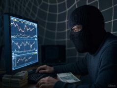 oszustwa internetowe - policja ostrzega. ilustracja wygenerowana przez Grok AI