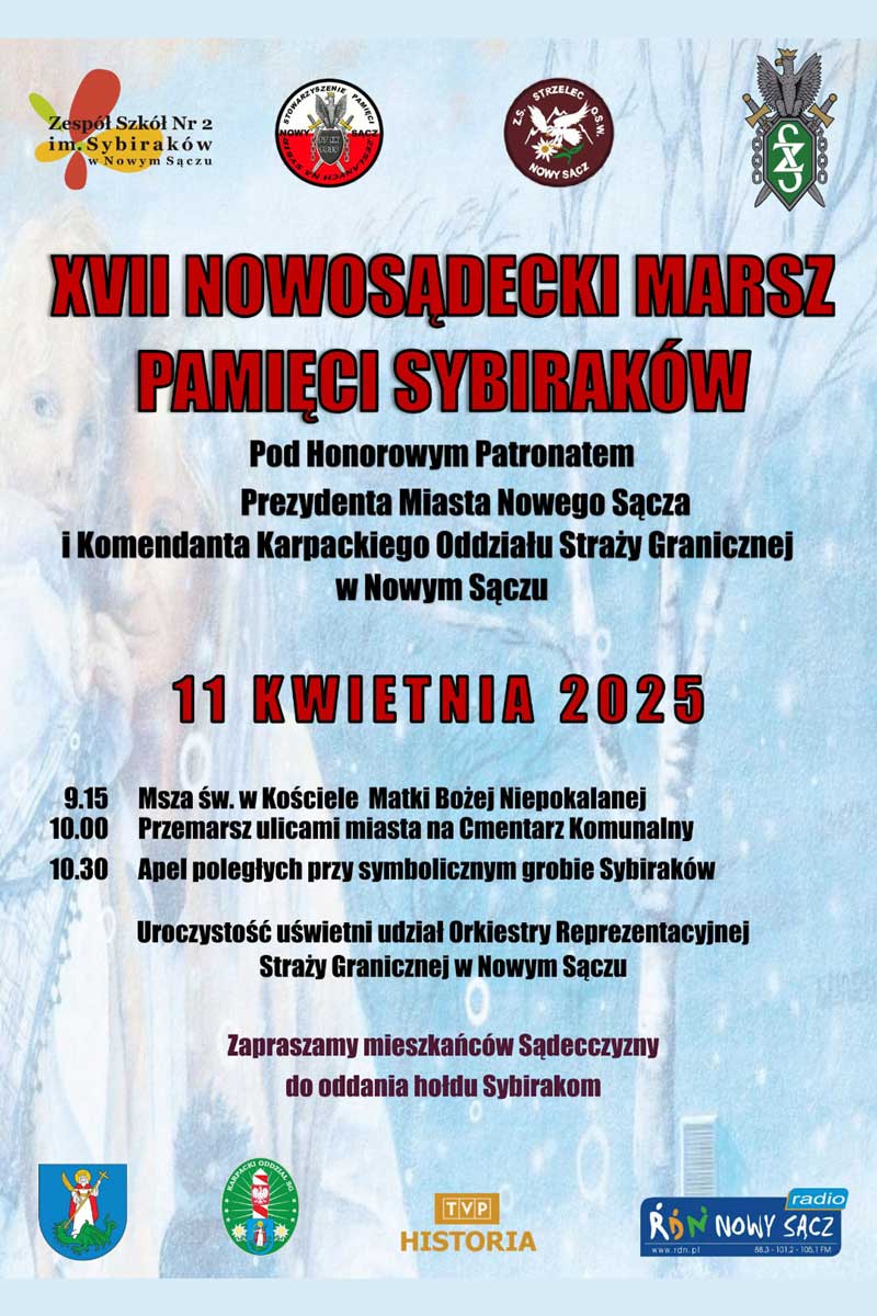 XVII Nowosądecki Marsz Pamięci Sybiraków
