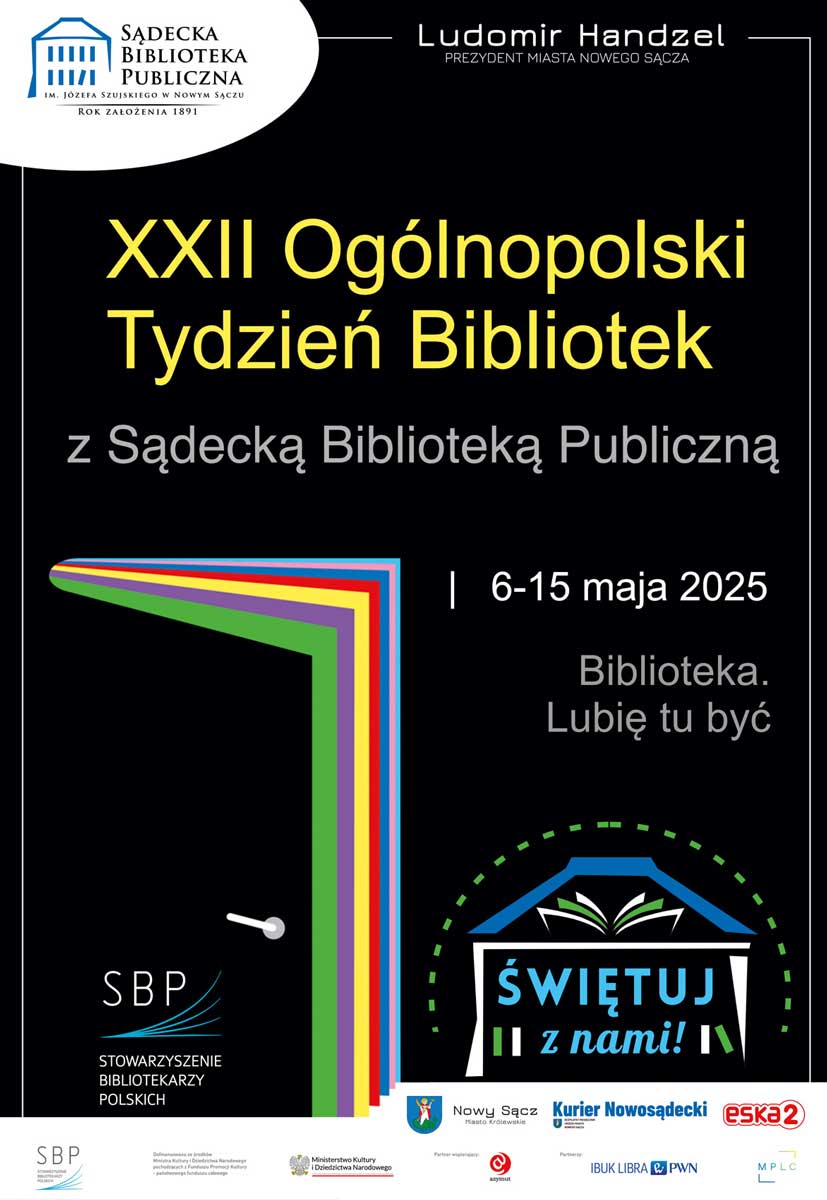 Ogólnopolski Tydzień Bibliotek 2025 z Sądecką Biblioteką Publiczną