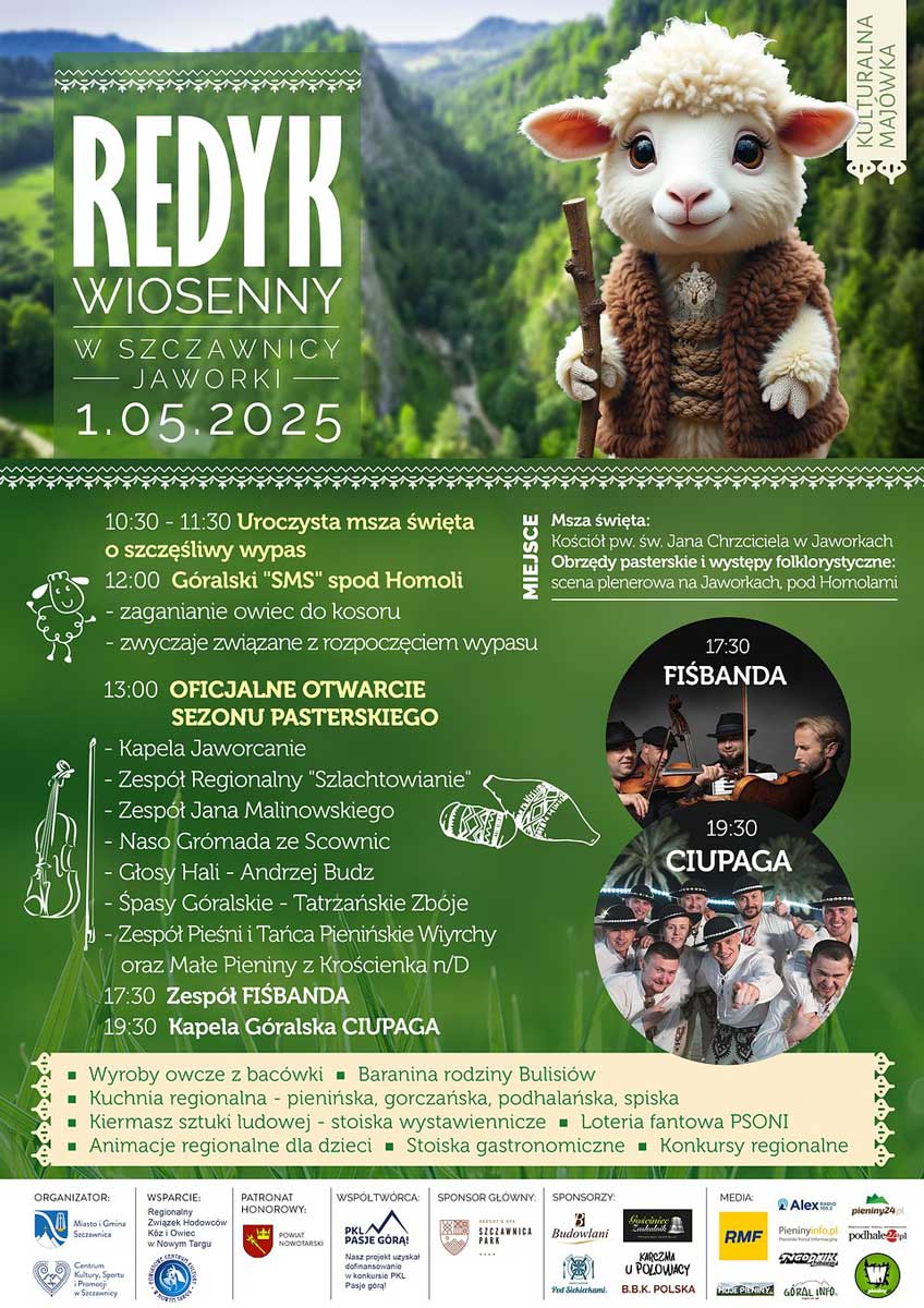 majówka 2025 - wiosenny redyk Szczawnica