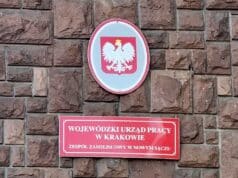 Zespół Zamiejscowy w Nowym Sączu Wojewózkiego Urzędu Pracy w Krakowie, szyld