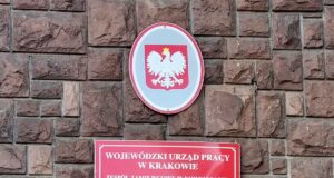 Zespół Zamiejscowy w Nowym Sączu Wojewózkiego Urzędu Pracy w Krakowie, szyld