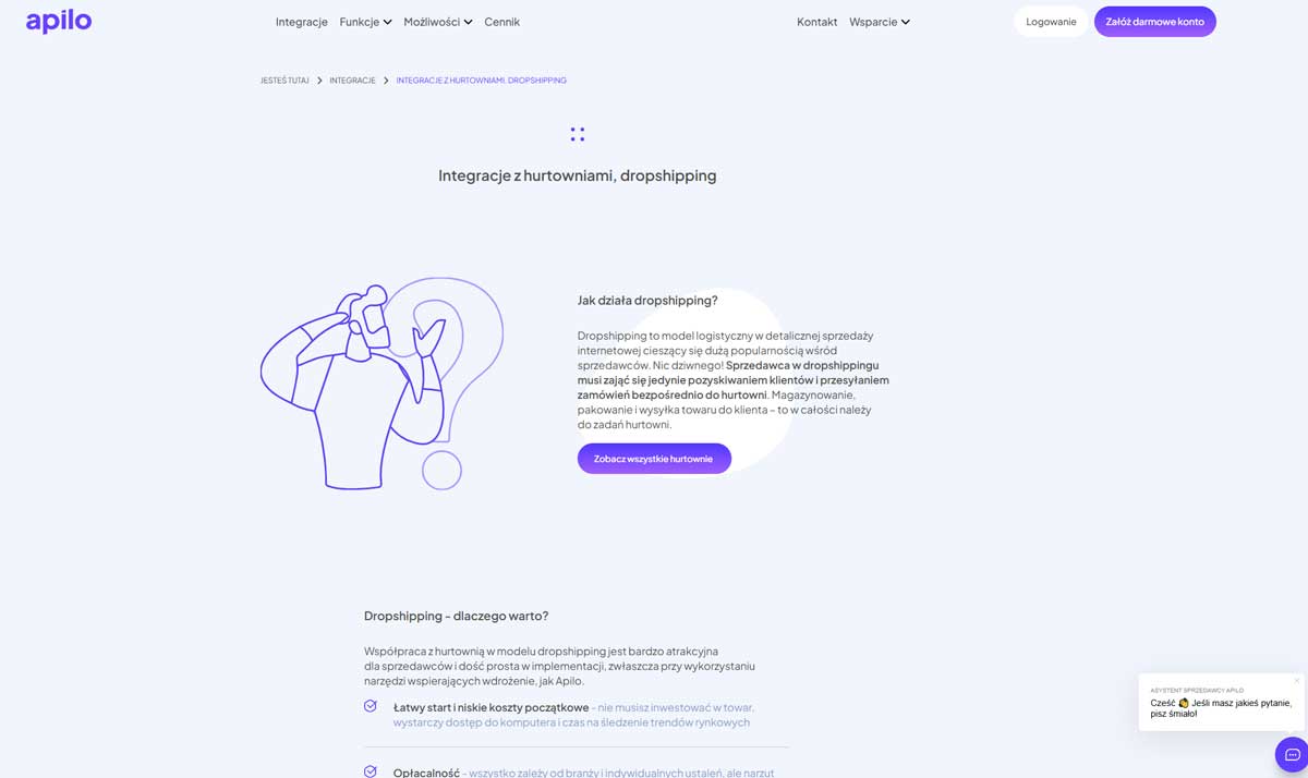 hurtownie dropshipping - Apilo