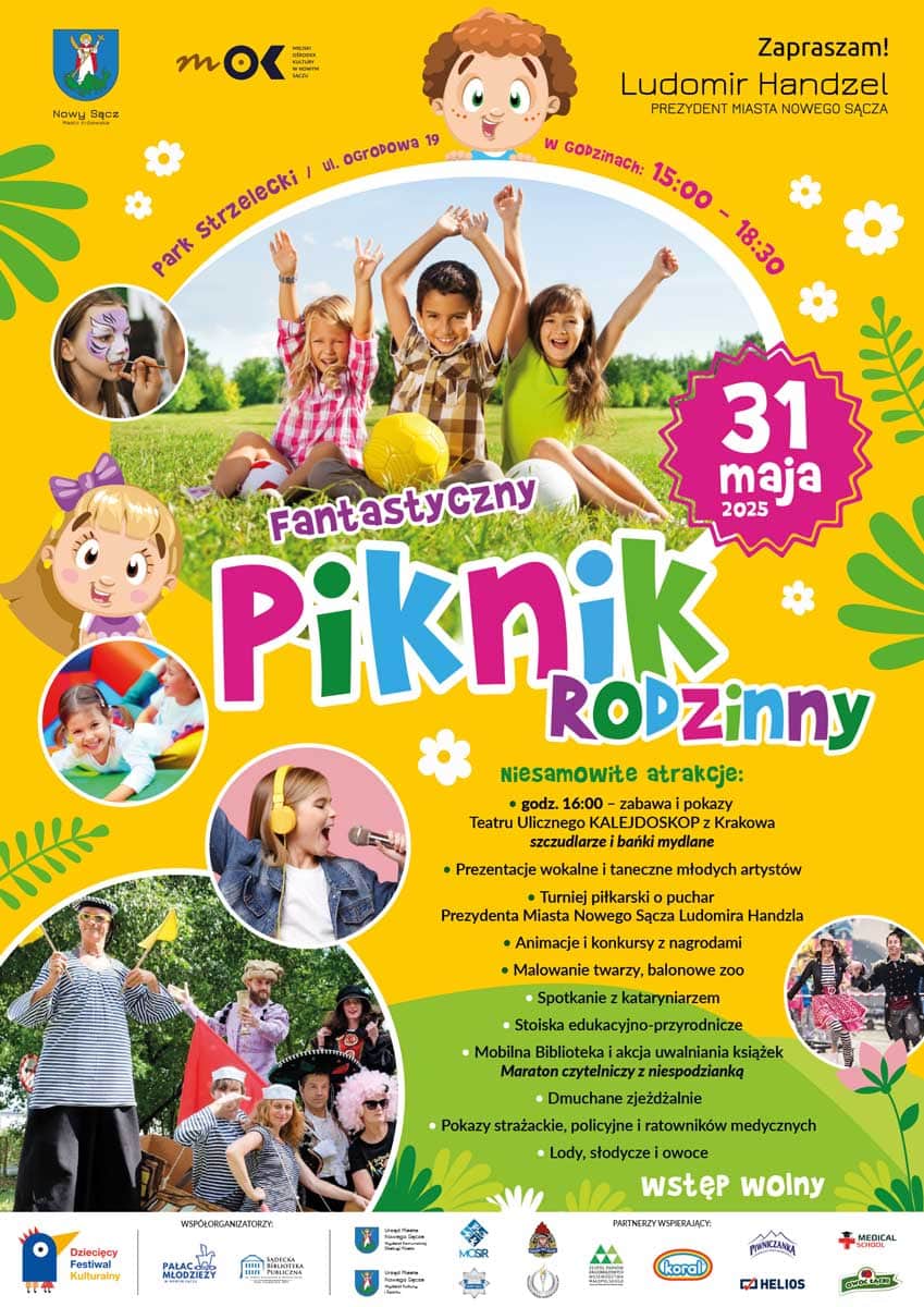 Fantastyczny Piknik Rodzinny, Nowy Sącz Park Strzelecki, 31 maja 2025